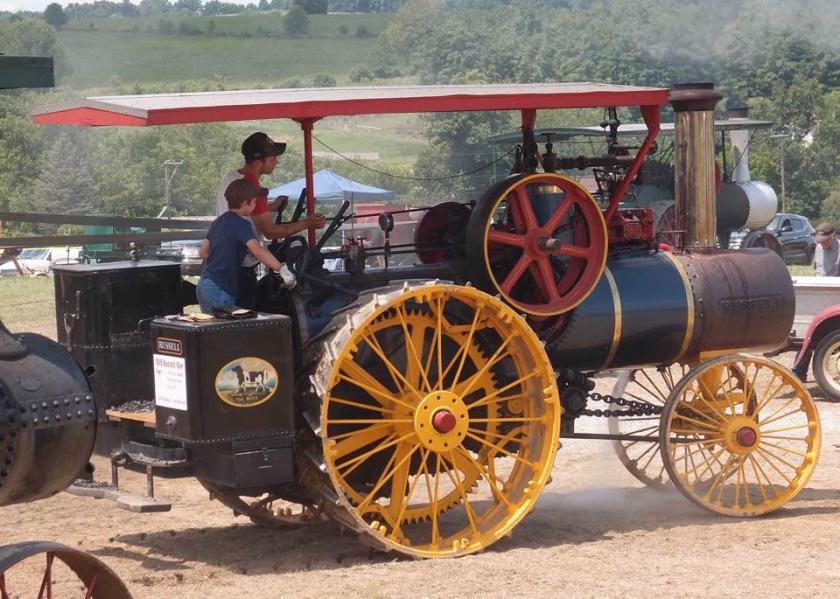 steam tractor