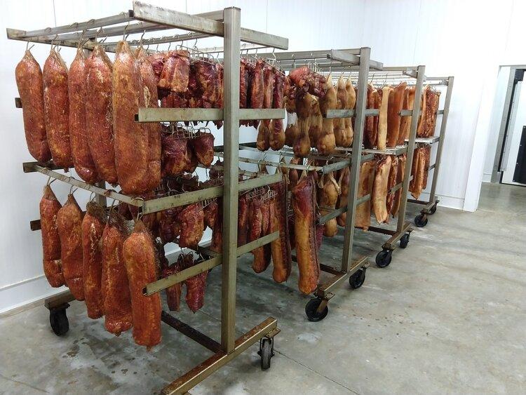 hanging meats