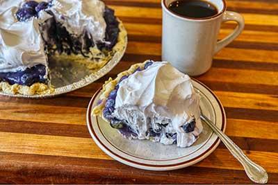 blueberry pie