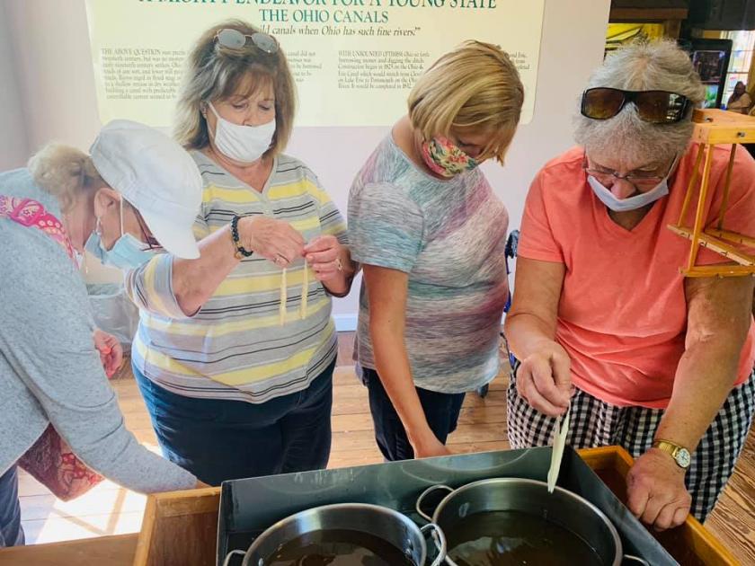 Candle Dipping in the Hay Activity Center