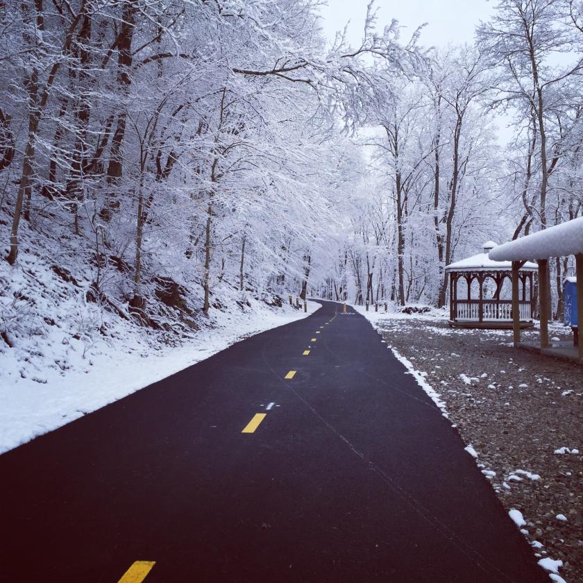 Winter at Glenmont Trailhead