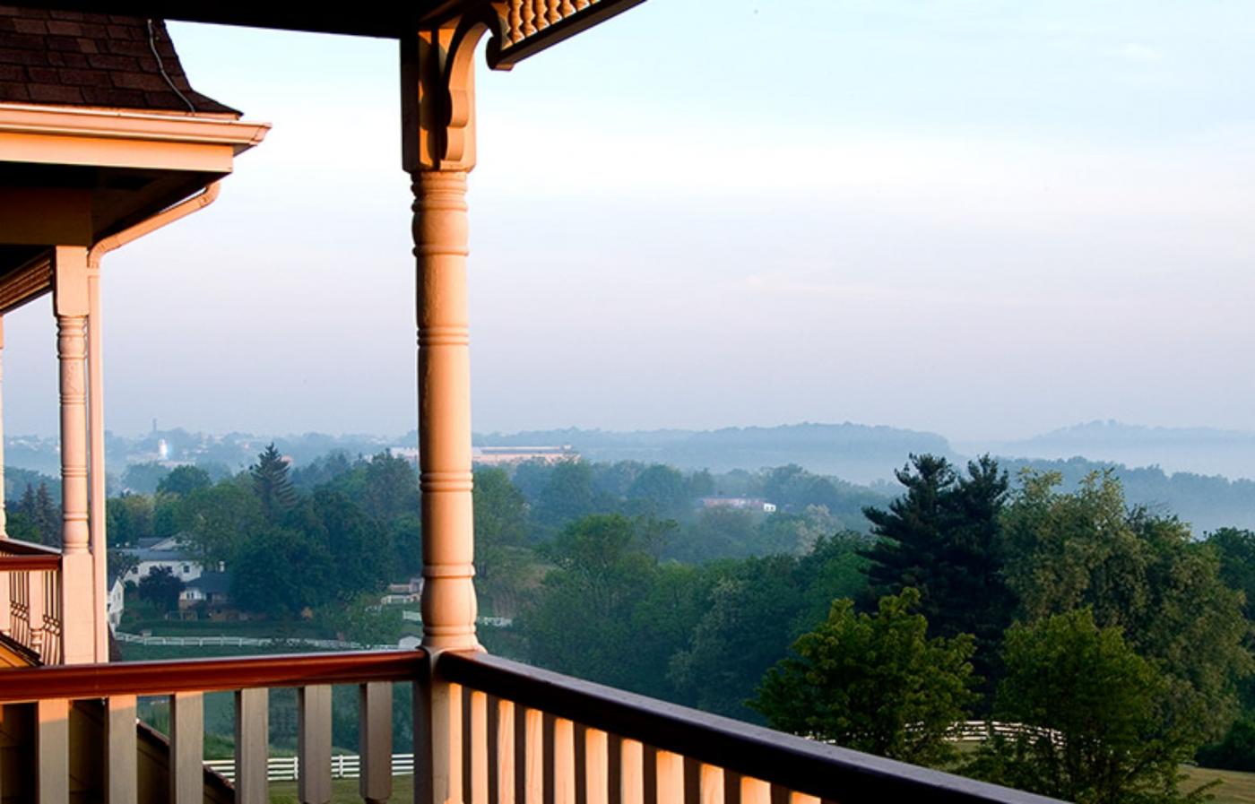 View from the Carlisle Inn balcony