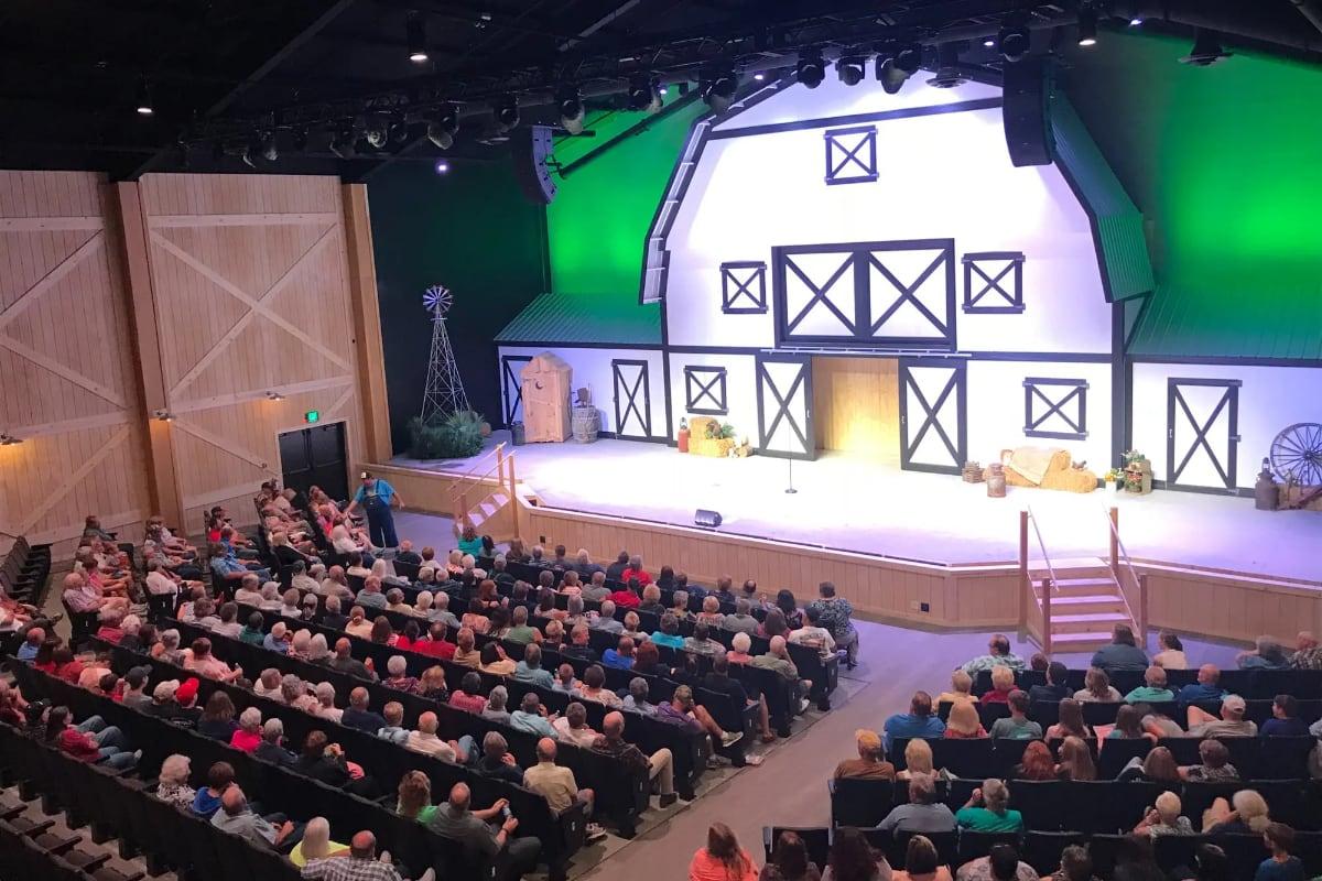 Interior of the Amish Country Theater