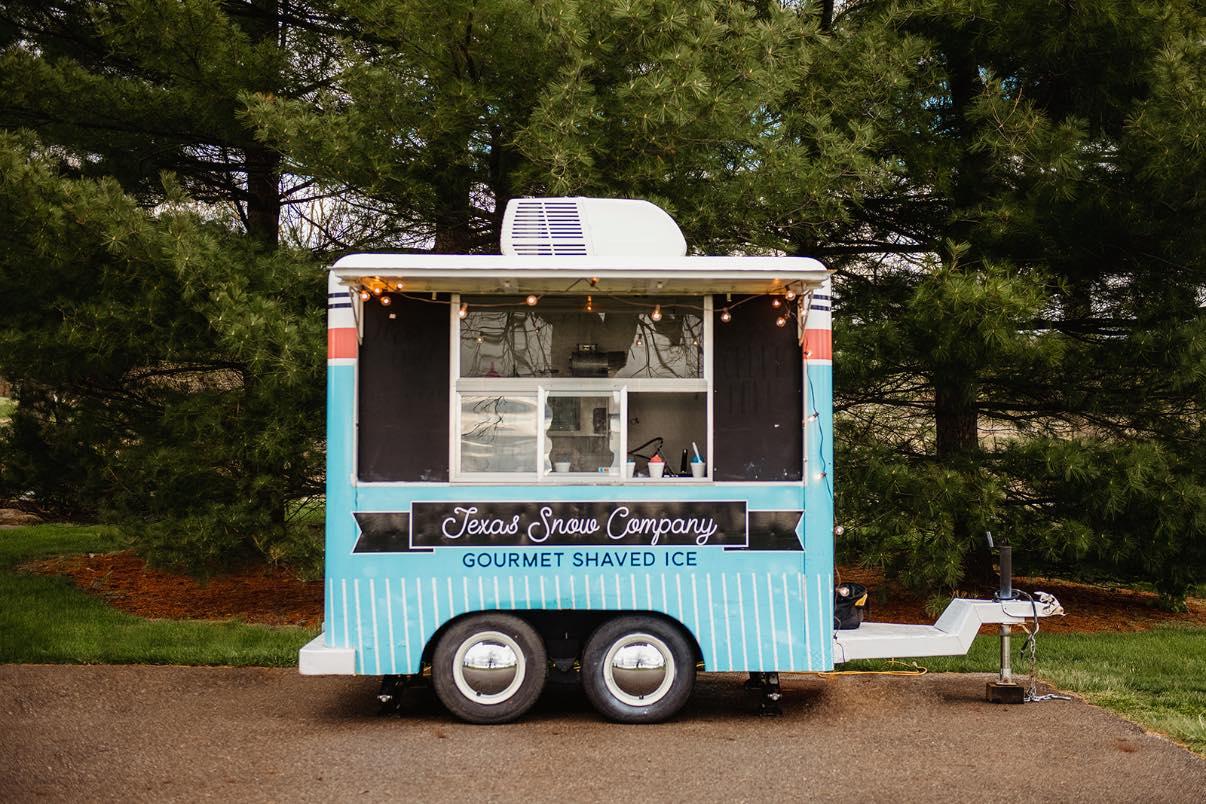 Texas Snow shaved ice trailer