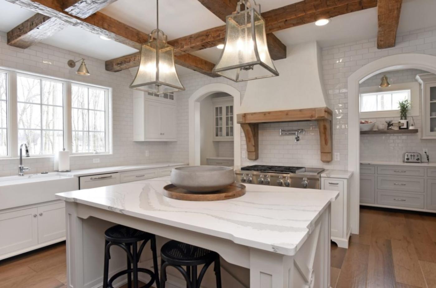 Custom kitchen cabinets and kitchen remodel from Amish Country