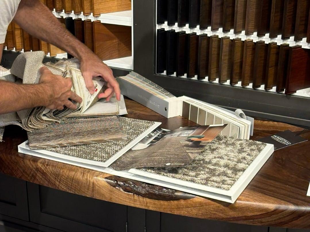 Custom furniture selection in Amish Country